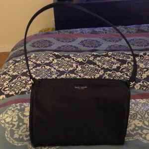 Vintage Kate Spade Black Satin Handbag